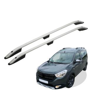 Dachreling passend für Dacia Dokker Baujahr ab 2012 (Grau) mit ABE