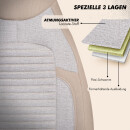 2x Sitzbez&uuml;ge (Pilot) passend f&uuml;r Opel Signum in Beige Schwarz 1256P040