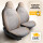 2x Sitzbezüge (Pilot) passend für Seat Leon in Beige Schwarz 1256P040