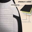 Sitzbez&uuml;ge (Pilot) passend f&uuml;r Ford Ecosport in Beige Schwarz 1256P043