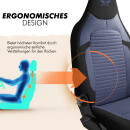 Sitzbez&uuml;ge (Pilot) passend f&uuml;r Citroen Jumper in Blau Schwarz 1256P093