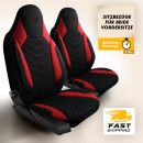Sitzbez&uuml;ge passend f&uuml;r Kia Niro in Schwarz Rot 1255P012