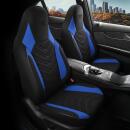 Sitzbezüge passend für Audi Q3 in Schwarz Blau...