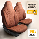 Sitzbez&uuml;ge passend f&uuml;r VW Crafter in Braun 1255P030