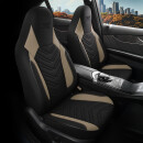 Sitzbezüge passend für Volvo XC70 in Schwarz...