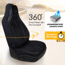 Sitzbez&uuml;ge (Pilot) passend f&uuml;r Jaguar XE in Schwarz DLX2081