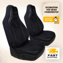Sitzbez&uuml;ge (Pilot) passend f&uuml;r Renault Twingo in Schwarz DLX2081