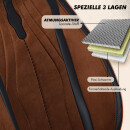 Sitzbez&uuml;ge (Pilot) passend f&uuml;r Mercedes Benz V-Klasse in Braun Schwarz DLX2091