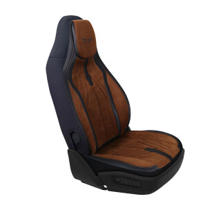 Sitzbezüge (Pilot) passend für Seat Altea in Braun Schwarz DLX2091