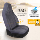 Sitzbez&uuml;ge (Pilot) passend f&uuml;r Toyota Yaris in Grau DLX2088