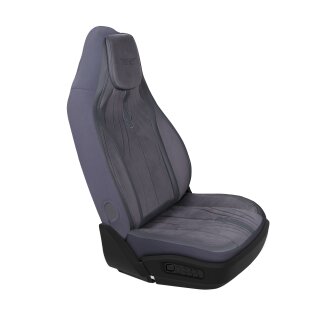 Sitzbezüge (Pilot) passend für Volvo XC90 in Grau DLX2088