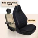 Sitzbez&uuml;ge (Pilot) passend f&uuml;r Suzuki Alto in Schwarz UZY2121