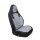 Sitzbezüge (Pilot) passend für Peugeot Bipper in Grau Schwarz UZY2129