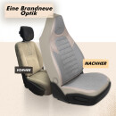 Sitzbez&uuml;ge (Pilot) passend f&uuml;r Mercedes Benz A-Klasse in Grau UZY2131