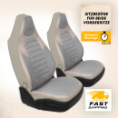 Sitzbez&uuml;ge (Pilot) passend f&uuml;r Peugeot 207 in Grau UZY2131