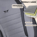 Sitzbez&uuml;ge passend f&uuml;r Kia Stonic in Grau Schwarz GKS2250