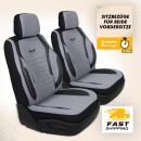 Sitzbez&uuml;ge passend f&uuml;r Nissan Juke in Grau Schwarz GKS2250