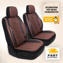 Sitzbez&uuml;ge passend f&uuml;r Fiat Punto in Braun Schwarz GKS2253