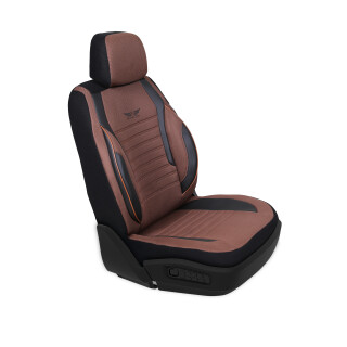 Sitzbezüge passend für Ford KA in Braun Schwarz GKS2253