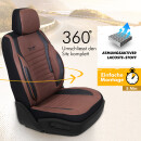 Sitzbez&uuml;ge passend f&uuml;r Jeep Commander in Braun Schwarz GKS2253