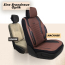 Sitzbez&uuml;ge passend f&uuml;r Nissan Note in Braun Schwarz GKS2253