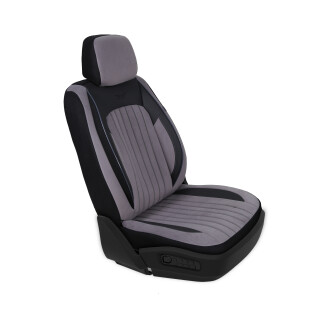 Sitzbezüge passend für Jaguar F-Pace in Grau Schwarz AKD3027