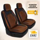 Sitzbez&uuml;ge passend f&uuml;r Renault Laguna in Braun Schwarz AKD3030