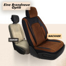 Sitzbez&uuml;ge passend f&uuml;r Suzuki SX4 S-Cross in Braun Schwarz AKD3030