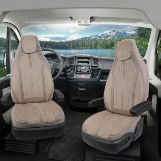 Sitzbezüge passend für Auto Sleepers Wohnmobil (Beige) DLX2090