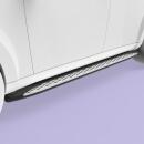 Trittbretter passend f&uuml;r Mercedes ML W163 ab 02/1998-06/2005 (Model: SHINING, Farbe: Silber) ABE