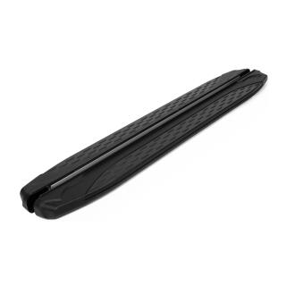 Trittbretter passend für Jeep Wrangler ab 2007-2017 (Model: SHINING, Farbe: Schwarz) ABE