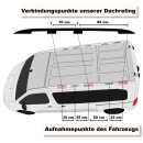 Dachreling passend f&uuml;r Toyota Proace Verso L2 mittel (MWB) Baujahr ab 2016 (Aluminium) mit ABE