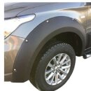 Kotfl&uuml;gelverbreiterung Radlaufverbreiterung passend f&uuml;r Mitsubishi L200 mit Schraubenoptik ab Baujahr 2017