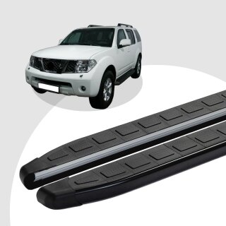 Trittbretter passend für Nissan Pathfinder ab 01/2005-12/2012 (Model: DOLU, Farbe: Schwarz)