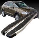 Trittbretter passend f&uuml;r Audi Q3 ab 06/2011-07/2018 (Model: DOLU, Farbe: SIlber) mit ABE