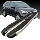 Trittbretter passend f&uuml;r Honda CR-V ab 06/2006-12/2012 (Model: DOLU, Farbe: SIlber) mit ABE