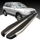 Trittbretter passend f&uuml;r Hyundai Santa Fe ab 10/2005-12/2012 (Model: DOLU, Farbe: SIlber) ABE