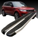 Trittbretter passend f&uuml;r Land Rover Discovery Sport ab 11/2014 (Model: DOLU, Farbe: SIlber) ABE