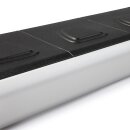 Trittbretter passend f&uuml;r Land Rover Rover Vogue ab 03/2002-12/2012 (Model: DOLU, Farbe: SIlber)
