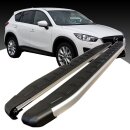 Trittbretter passend f&uuml;r Mazda CX-5 ab 11/2011-03/2017 (Model: DOLU, Farbe: SIlber) mit ABE