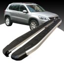 Trittbretter passend f&uuml;r VW Tiguan ab 09/2007-12/2016 (Model: DOLU, Farbe: SIlber) mit ABE