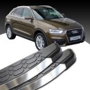 Trittbretter passend f&uuml;r Audi Q3 ab 06/2011-07/2018 (Model: LAVA, Farbe: Silber) mit ABE