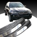 Trittbretter passend f&uuml;r BMW X5 ab 02/2006-06/2013 (Model: LAVA, Farbe: Silber) mit ABE