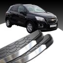 Trittbretter passend f&uuml;r Chevrolet Trax ab 12/2012 (Model: LAVA, Farbe: Silber) mit ABE