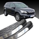 Trittbretter passend f&uuml;r Honda CR-V ab 06/2006-12/2012 (Model: LAVA, Farbe: Silber) mit ABE