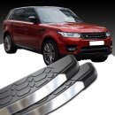 Trittbretter passend f&uuml;r Land Rover Range Rover Sport 11/2014 (Model: LAVA, Farbe: Silber) ABE