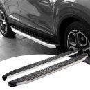 Trittbretter passend f&uuml;r Land Range Rover Vogue 03/2002-12/2012 (Model: LAVA, Farbe: Silber)