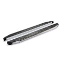 Trittbretter passend f&uuml;r Mercedes GL-Klasse ab 09/2006-06/2012 (Model: LAVA, Farbe: Silber)