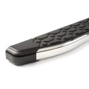 Trittbretter passend f&uuml;r Mercedes GL-Klasse ab 09/2006-06/2012 (Model: LAVA, Farbe: Silber)
