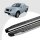 Trittbretter passend für Nissan Navara ab 10/2004-12/2015 (Model: LAVA, Farbe: Silber) mit ABE